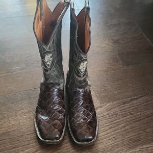 Men's Exotic Leather Western Boots